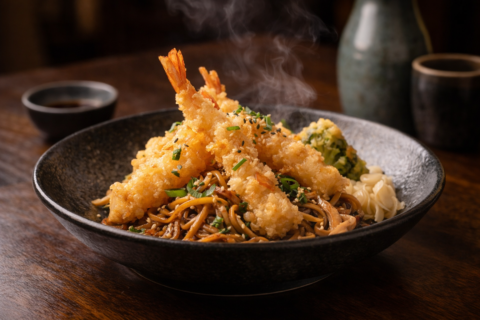 Plato de cocina caliente japonesa